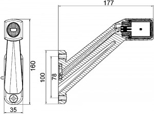 Фонарь задний правый 2VP340934-201 HELLA