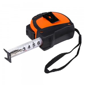 Рулетка в прорезиненном корпусе с фиксатором 5м х 19мм (ATBQ016) ATBQ016 AIRLINE