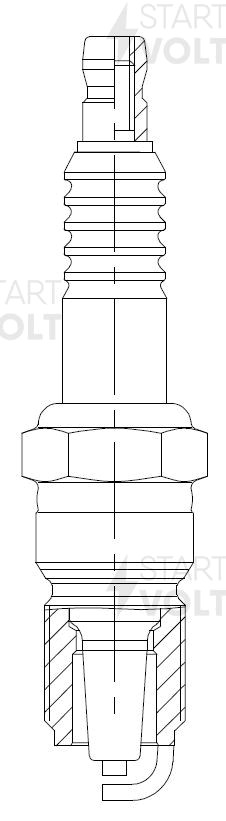 Свеча зажигания для автомобилей Mercedes-Benz E W124 (84-)/E W190 (82-) 2.0i/2.3 VSP 1506 START VOLT