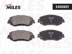 Колодки тормозные передние (Смесь Low-Metallic) TOYOTA CAMRY 18- E400601 E400601 MILES