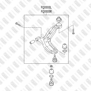 HYUNDAI ACCENT (2000>) FQ0888L FIXAR