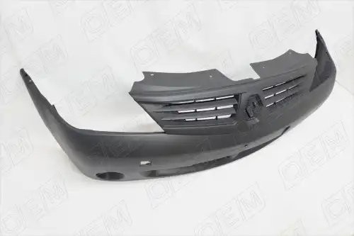 Бампер передний Renault Logan 1 2004-2009, под покраску OEM0162 OEMPARTS