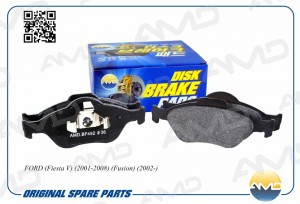 Колодки тормозные дисковые FORD Fiesta V, 2001-2008, Fusion, 2002- AMDBF492 AMD.BF492 AMD