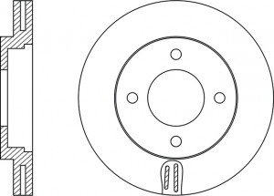 Диск тормозной TOYOTA Liteace 10.86-02.99 RN1533 RN1533 NIBK