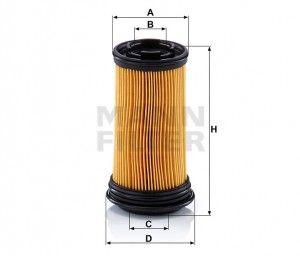 Фильтр жидкости AdBlue Сервисный комплект фильтров DENOX: KHD, RVI, VOlVO U 5001 KIT MANN FILTER