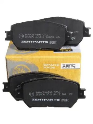 колодки дисковые передние! Toyota Camry 2.4WT-i/3.0i 01> Z07387 ZENTPARTS