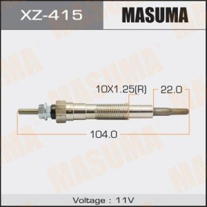 свеча накаливания!\ Mazda 626 2.0D 83-97 XZ-415 MASUMA