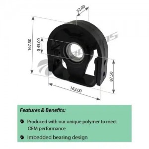 Подшипник подвесной Ø 45mm Atego 700.475 MANSONS