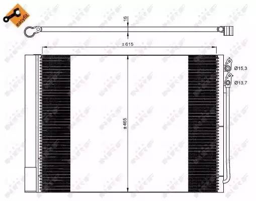 BMW 7-СЕРИЯ F01/F02 (2008>) 350033 NRF