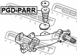 Отбойник рессоры задний CITROEN XSARA PICASSO (N68) 1999-2009 PGD-PARR PGD-PARR FEBEST