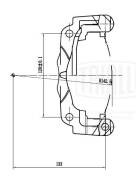 Суппорт FORD Transit (06-) задний левый TRIALLI CF185165 TRIALLI