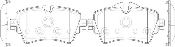Колодки дисковые MINI MINI 2014 BP32006 BP32006 SB NAGAMOCHI