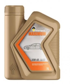 Масло моторное РОСНЕФТЬ MAXIMUM 10W40 SG/CD п/синт.1л 40814332 ROSNEFT