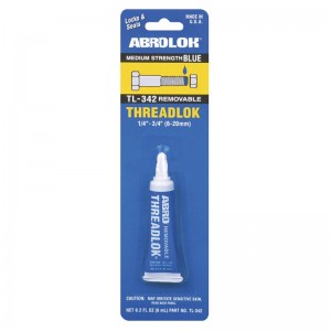 Фиксатор резьбы средней фиксации синий 6мл ABRO TL-342-R ABRO