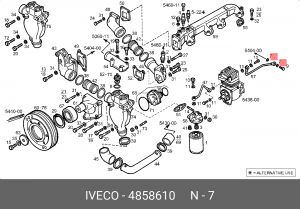 4858610 Шайба 4858610 IVECO