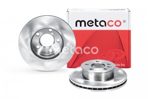 Диск тормозной передний вентилируемый 3050307 METACO