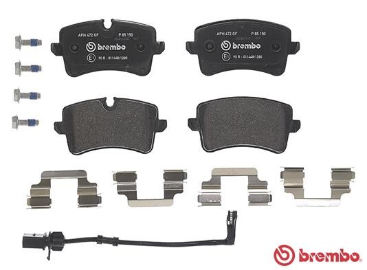 Колодки тормозные PORSCHE Macan (14-18) задние (4шт.) BREMBO P85150 BREMBO