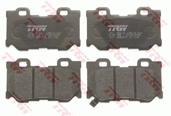 Колодки задние INFINITI FX, G, QX70 GDB3515 GDB3515 TRW