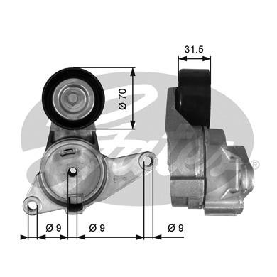 Натяжной ролик привода вспомогательных агрегатов DriveAlign® T38397 GATES