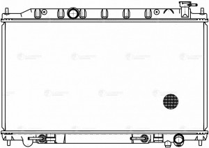 Радиатор охл. для а/м Nissan Teana J31 (03-) (LRc 1403) LRC 1403 LUZAR