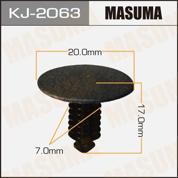 клипса!\ Mazda 323/ 626/ CX-7/ 2/ 3/ 5 /6 KJ2063 MASUMA