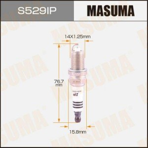 свеча зажигания! Iridium+Platinum\ Toyota, Lexus 98> S529IP MASUMA