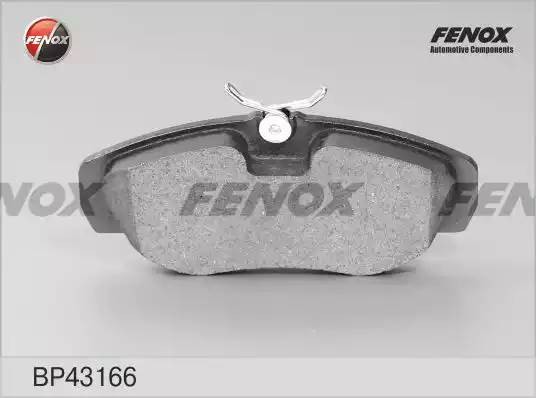 BP43166 колодки дисковые передние!\ Nissan Primastar, Opel Vivaro 01>, Renault E BP43166 FENOX