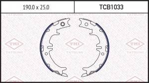 Колодки тормозные барабанные LEXUS GS/IS/LS/SC 93- TCB1033 TCB1033 TATSUMI