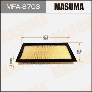 фильтр воздушный!\ Suzuki SX4 1.5/1.6 06> MFA-S703 MASUMA