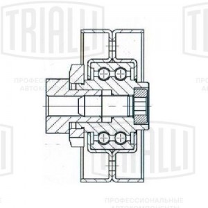Ролик привод. ремня Renault Megane (95-) 1.8i/2.0i [F3] (опор.) (CM 5330) CM 5330 TRIALLI