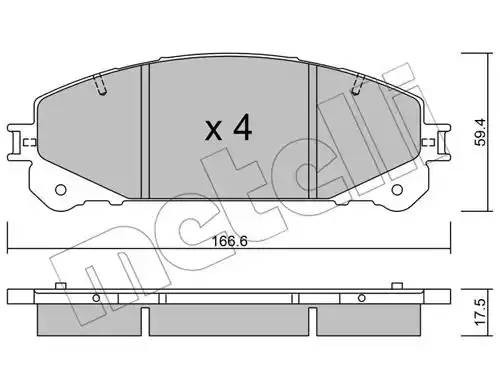 LEXUS NX 200 (2014>) 2209380 METELLI