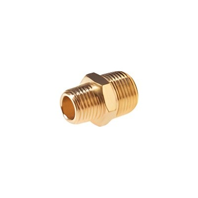 Переходник для компрессора M3/8"х1/4" наружная резьба в блистере ROCKFORCE RF-MM0604 ROCK FORCE