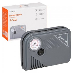 Компрессор (16 л/мин) 8 Атм "AIRLINE" S-16 G (пластик. корпус) CA-016-09G AIRLINE