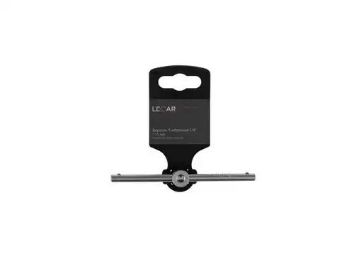 Вороток Т-обр. 1/4" 115 мм хром-ванадий LECAR000021714 LECAR