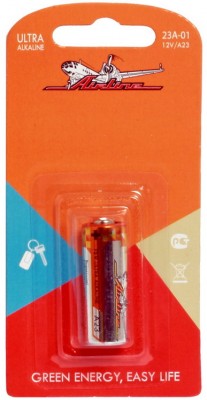 Батарейка A23 "AIRLINE" (щелочная, 12V, для брелков сигнализаций) (1 шт.) 23A-01 AIRLINE