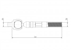 тяга рулевая!\ Audi A4/A6/A8, VW Passat 96> 37610 SIDEM
