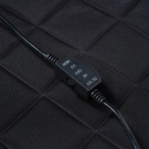 Накидка на сиденье с подогревом 12V на заднее сиденье c терморегулятором AIRLINE AHC-SF-05 AIRLINE