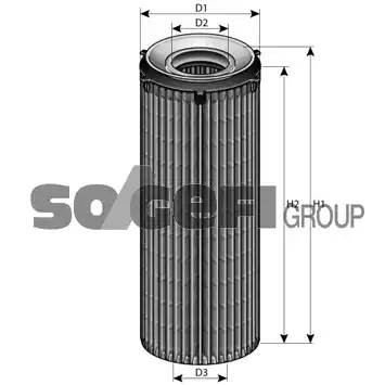 фильтр масляный!MB W176/W246/W212 2.0i 11> CH11473ECO FRAM