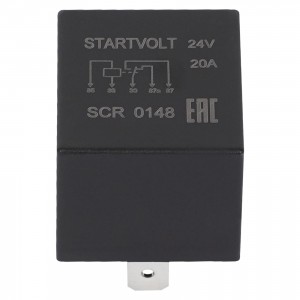 Реле 24V 20A 5 конт. для а/м Volvo/MAN/Scania/DAF/Mercedes-Benz (без резист.) (S SCR 0148 START VOLT