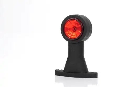фонарь габаритный! рожок LED прямой, на ножке, L=130мм, с кабелем, 12-36V\ FT009BLED FRISTOM
