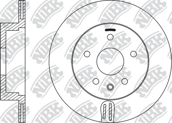 Диск тормозной INFINITI EX/G/QX50 06-/NISSAN 350Z 02- RN22001 RN22001 NIBK