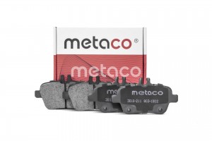 КОЛОДКИ ТОРМОЗНЫЕ ЗАДНИЕ ДИСКОВЫЕ К-КТ 3010211 3010211 METACO