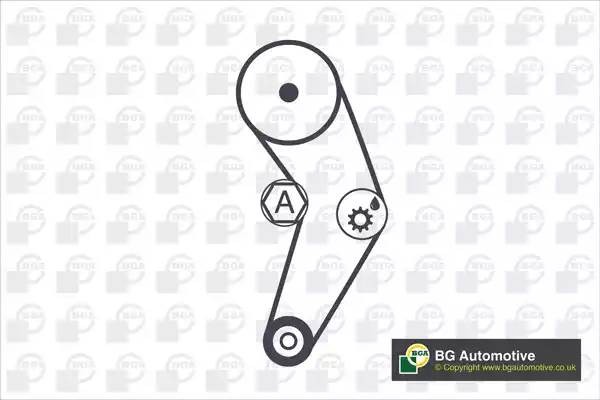 ремкомплект ГРМ!\ Fiat 500/Doblo/Grande Punto/Idea/Linea/Siena 1.2/1.4 01> TB2200K BG AUTOMOTIVE