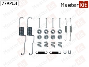 Комплект установочный тормозных колодок TOYOTA RAV 4 II MasterKit 77AP151 77AP151 MASTER KIT