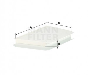 Фильтр салонный CU3461 CU 3461 MANN FILTER