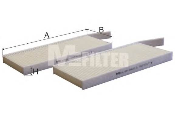 фильтр салона! к-кт\Renault Kangoo DCi 1.5-2.3 08># K9042-2 MFILTER AUTOMOTIVE FILTERS