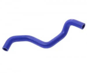 Патрубок ГАЗ-3302 Бизнес отопителя подводящий синий силикон MEGAPOWER 810-12-001 MEGA POWER