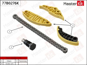 Комплект балансировочной цепи ГРМ AUDI Q5 17- DAXB 77B0276K 77B0276K MASTER KIT