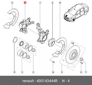 VAZ LADA X-RAY (2016>) 400143444R RENAULT