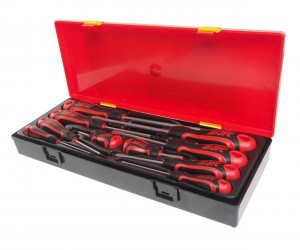 Набор отверток усиленных 10 предметов в кейсе JTC JTC-K7102 JTC TOOLS